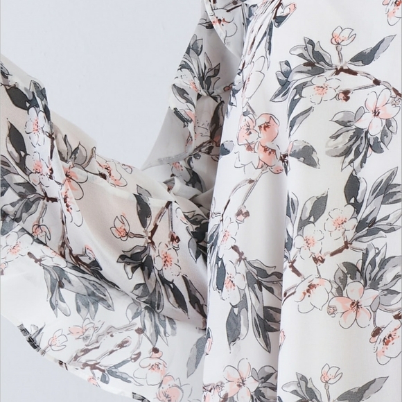 Floral Ruffle Dresses in stock: Sizes (S,M,L) - Picture 4 of 4